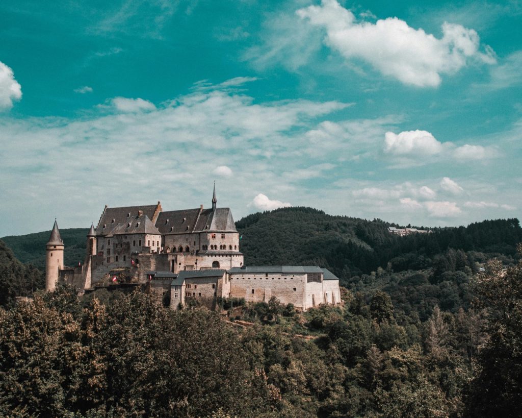   Château de Vianden, viandeno pilis liuksemburge